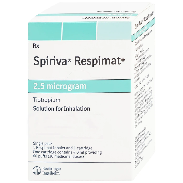 Bình xịt Spiriva Respimat Boehringer điều trị viêm phế quản mạn (60 liều)