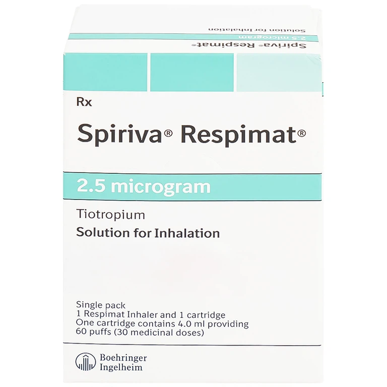 Bình xịt Spiriva Respimat Boehringer điều trị viêm phế quản mạn (60 liều)