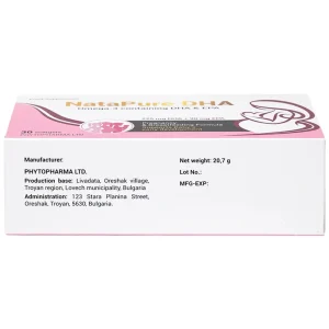 Viên uống Natapure DHA Phytopharma bổ sung DHA, EPA cho cơ thể (2 vỉ x 15 viên)