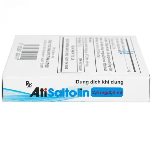 Dung dịch khí dung AtiSaltolin 2,5mg/2,5ml An Thiên điều trị chứng co thắt phế quản (5 ống)
