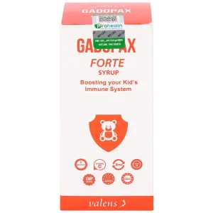 Siro Gadopax Forte hỗ trợ tăng sức đề kháng của cơ thể (100ml)