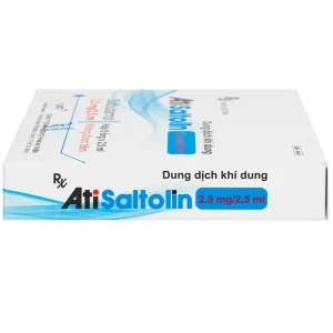 Dung dịch khí dung AtiSaltolin 2,5mg/2,5ml An Thiên điều trị chứng co thắt phế quản (5 ống)