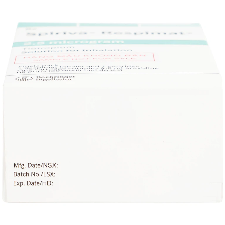 Bình xịt Spiriva Respimat Boehringer điều trị viêm phế quản mạn (60 liều)