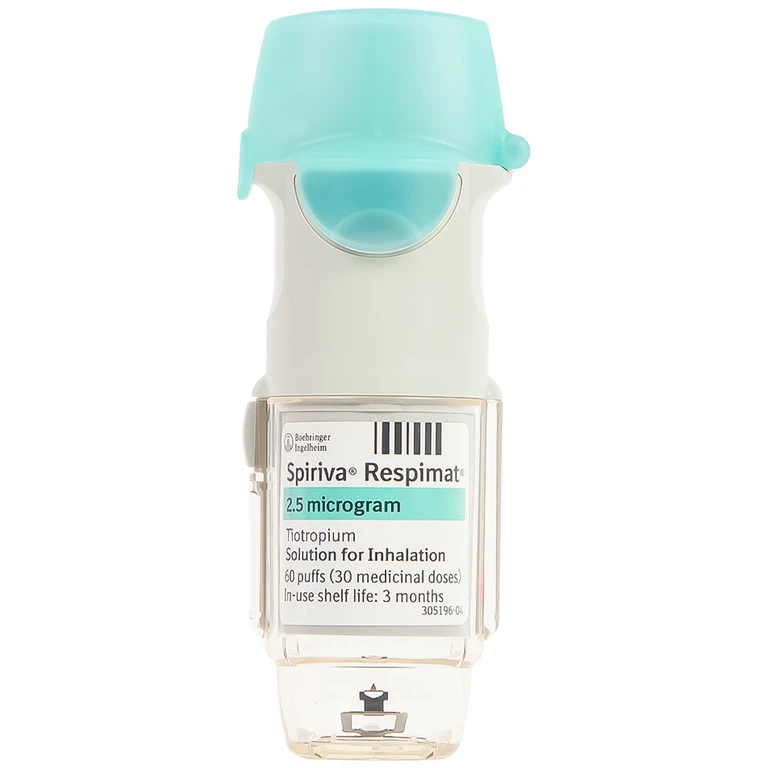 Bình xịt Spiriva Respimat Boehringer điều trị viêm phế quản mạn (60 liều)
