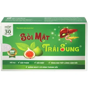 Viên uống Sỏi Mật Trái Sung usmedical hỗ trợ lợi tiểu, tăng bài tiết lắng cặn sỏi (3 vỉ x 10 viên)