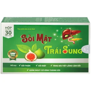 Viên uống Sỏi Mật Trái Sung usmedical hỗ trợ lợi tiểu, tăng bài tiết lắng cặn sỏi (3 vỉ x 10 viên)