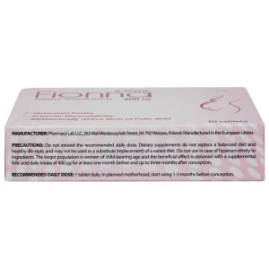 Thuốc Fionna hỗ trợ giảm nguy cơ thiếu máu do thiếu acid folic (1 vỉ x 30 viên)