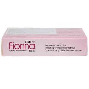 Thuốc Fionna hỗ trợ giảm nguy cơ thiếu máu do thiếu acid folic (1 vỉ x 30 viên)