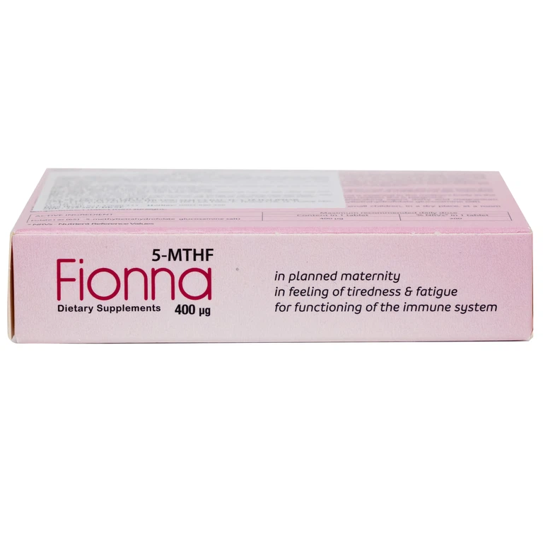 Thuốc Fionna hỗ trợ giảm nguy cơ thiếu máu do thiếu acid folic (1 vỉ x 30 viên)