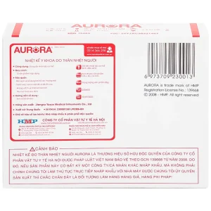 Nhiệt kế y khoa Aurora CRW-23 đo nhiệt độ cơ thể (12 cái)