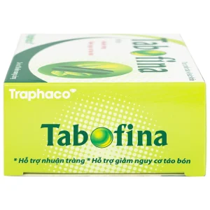 Viên uống Tabofina Traphaco hỗ trợ nhuận tràng, giảm nguy cơ táo bón (3 vỉ x 10 viên)