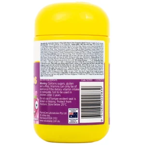 Viên nhai Kids Smart Nature's Way Vita Gummies Multi-vitamin Vegies bổ sung một số vitamin và tăng sức khỏe (60 viên)