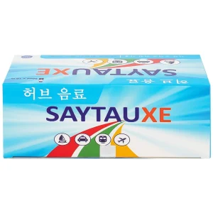 Nước uống thảo dược Saytauxe dùng trong trường hợp người đi tàu xe, người có nguy cơ say tàu xe (10 chai x 30ml)
