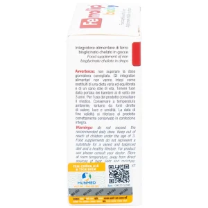 Dung dịch Ferrolip Baby InPharma SpA bổ sung sắt, giảm nguy cơ thiếu máu (30ml)