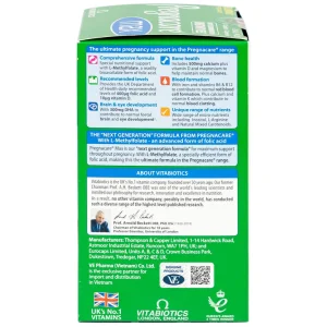 Viên uống Pregnacare Max Omega 3 DHA Vitabiotics cung cấp vitamin và khoáng chất cho phụ nữ mang thai (84 viên)