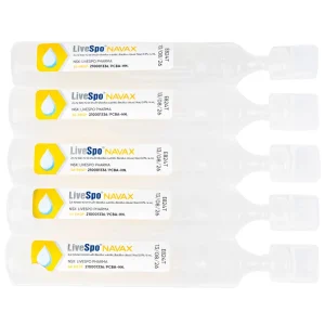 Dung dịch vệ sinh tai, mũi, họng LiveSpo Navax 4ml giảm nguy cơ viêm đường hô hấp (10 ống)