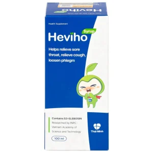 Siro Heviho Thái Minh giảm đau rát họng, giảm ho, long đờm (100ml)