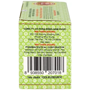 Dầu Nhị Thiên Đường 1.5ml dùng khi bị cảm mạo phong hàn, sổ mũi (10 chai)