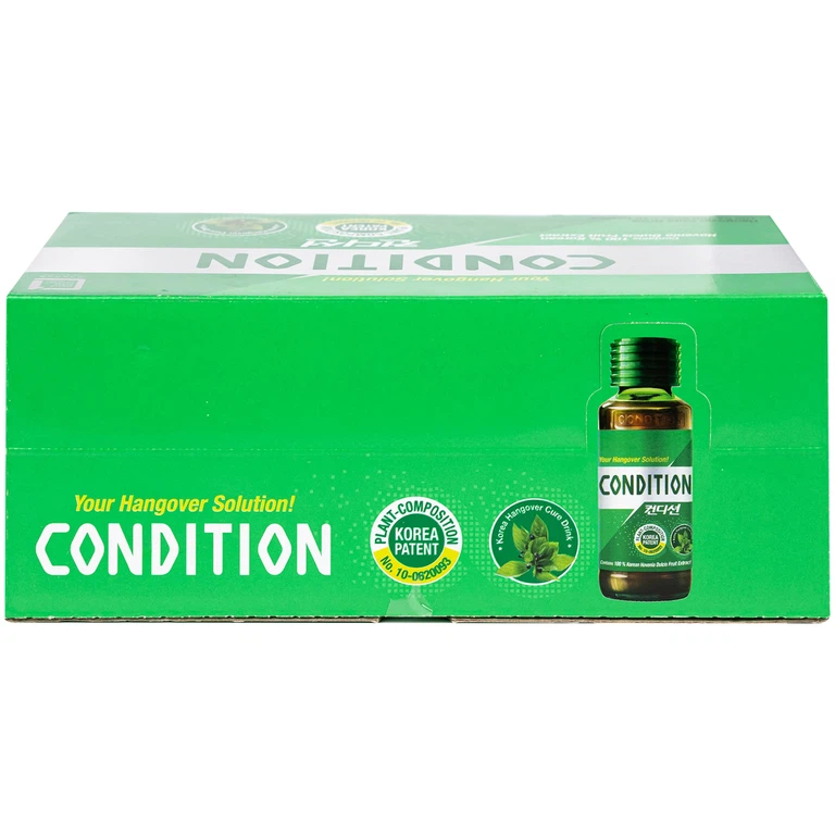 Thực phẩm bảo vệ sức khỏe Condition hỗ trợ giải độc gan, giải rượu (100ml)