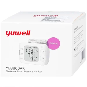 Máy đo huyết áp điện tử cổ tay Yuwell YE8800AR cảnh báo rung nhĩ, ngăn ngừa đột quỵ