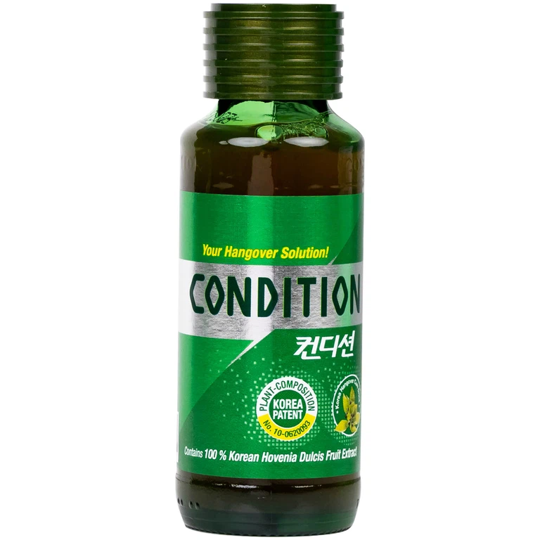 Thực phẩm bảo vệ sức khỏe Condition hỗ trợ giải độc gan, giải rượu (100ml)