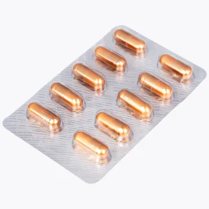 Thuốc Lipagim 200 Agimexpharm bổ sung cho chế độ ăn uống, điều trị tăng triglycerid máu (3 vỉ x 10 viên)