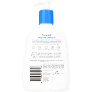 Sữa rửa mặt Cetaphil Oily Skin Cleanser 500ml cho da dầu nhạy cảm