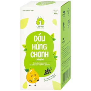 Dầu Húng Chanh Lábebé hỗ trợ lợi phế trừ đờm, giảm ho (30ml)