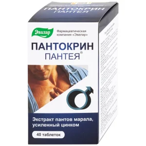 Viên uống Panteya Evalar giúp bổ sung kẽm và chiết xuất nhung hươu, giúp bồi bổ sức khỏe (40 viên)