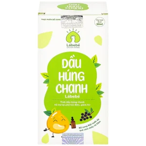 Dầu Húng Chanh Lábebé hỗ trợ lợi phế trừ đờm, giảm ho (30ml)