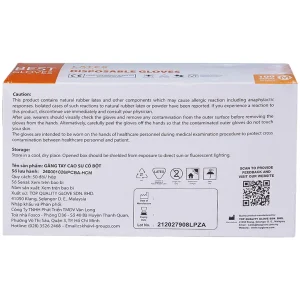 Găng tay cao su y tế có bột phủ Latex Powder Disposable Best Gloves size M (100 cái)