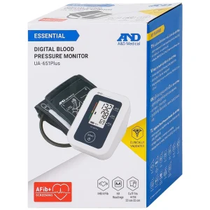 Máy đo huyết áp bắp tay tự động AND UA-651 Plus hỗ trợ đo huyết áp, cảnh báo đột quỵ