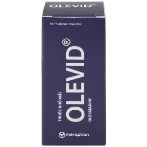 Thuốc nhỏ mắt Olevid Olopatadine 5ml Merap điều trị triệu chứng ngứa mắt của bệnh viêm kết mạc dị ứng