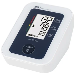 Máy đo huyết áp bắp tay tự động AND UA-651 Plus hỗ trợ đo huyết áp, cảnh báo đột quỵ