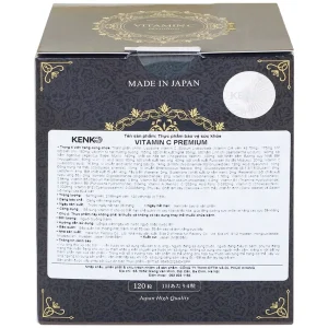 Viên uống Vitamin C Premium Kenko bổ sung vitamin C, hạn chế oxy hóa, tăng đề kháng (120 viên)