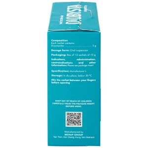 Thuốc Diobysta Merap điều trị tiêu chảy cấp và mạn (12 gói)