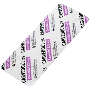 Thuốc Carvedol 6.25 United điều trị tăng huyết áp, bệnh mạch vành (10 vỉ x 10 viên)