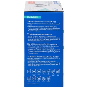 Máy đo huyết áp bắp tay tự động AND UA-1020 hỗ trợ đo huyết áp, cảnh báo đột quỵ