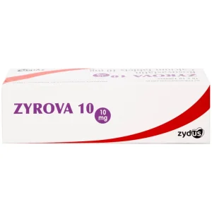 Thuốc Zyrova 10 Zydus điều trị cholesterol cao trong máu (10 vỉ x 10 viên)