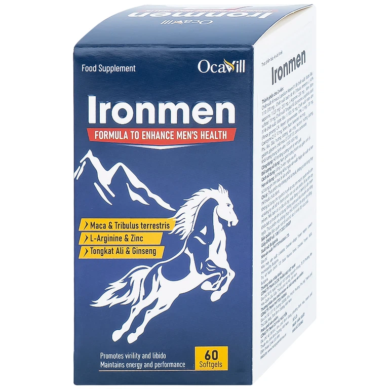 Viên uống Ironmen Ocavill hỗ trợ tăng cường sinh lý nam giới (60 viên)