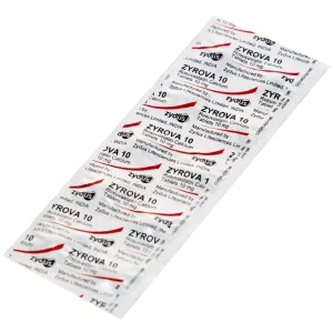 Thuốc Zyrova 10 Zydus điều trị cholesterol cao trong máu (10 vỉ x 10 viên)