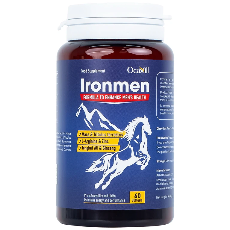 Viên uống Ironmen Ocavill hỗ trợ tăng cường sinh lý nam giới (60 viên)