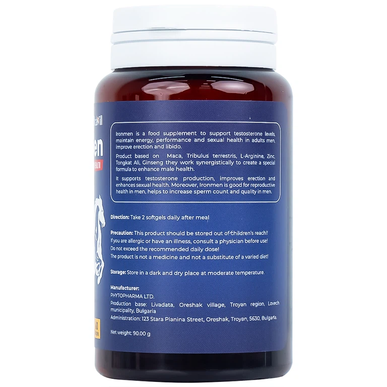 Viên uống Ironmen Ocavill hỗ trợ tăng cường sinh lý nam giới (60 viên)