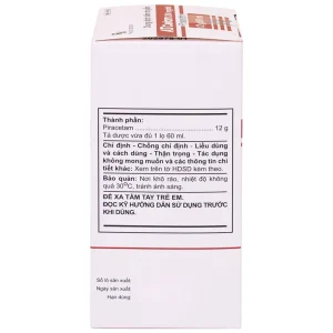 Dung dịch tiêm truyền A.T Cetam 200mg/ml An Thiên điều trị triệu chứng của hội chứng tâm thần (60ml)