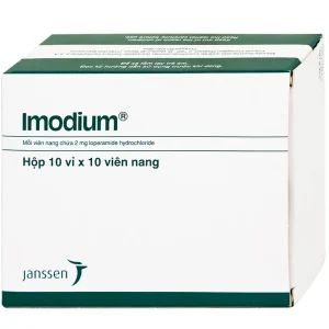 Thuốc Imodium 2mg Janssen điều trị tiêu chảy cấp tính (10 vỉ x 10 viên)