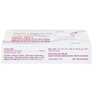 Thuốc Fexofenadine Hydrochloride 180mg An Thiên điều trị viêm mũi dị ứng theo mùa (3 vỉ x 10 viên)