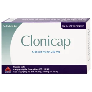 Thuốc Clonicap 250mg CPC1HN điều trị viêm khớp dạng thấp, đau cơ (2 vỉ x 15 viên)