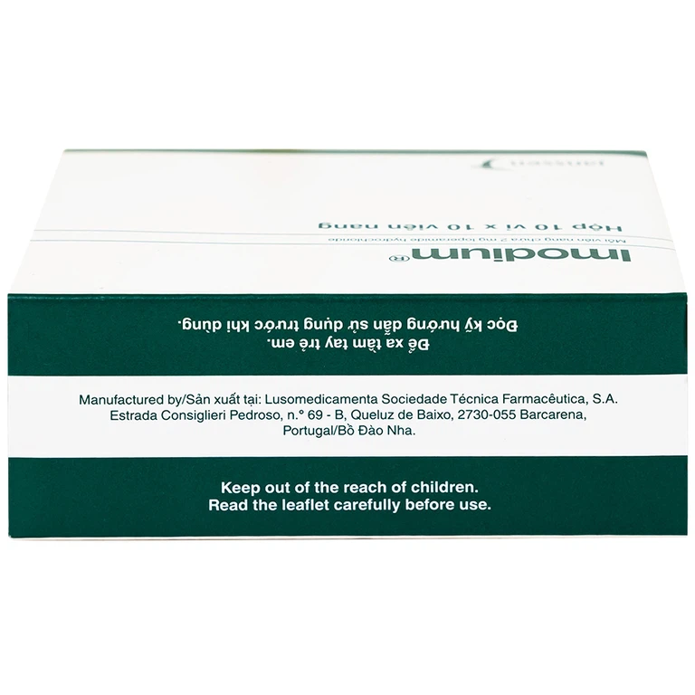 Thuốc Imodium 2mg Janssen điều trị tiêu chảy cấp tính (10 vỉ x 10 viên)