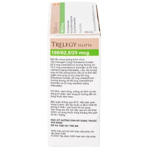 Thuốc bột hít phân liều Trelegy Ellipta GSK điều trị bệnh phổi tắc nghẽn mãn tính (30 liều hít)