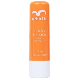 Son dưỡng môi nhau thai cừu Rebirth Lanolin Lip Balm RB14 cung cấp độ ẩm cho đôi môi khô (3,7g)